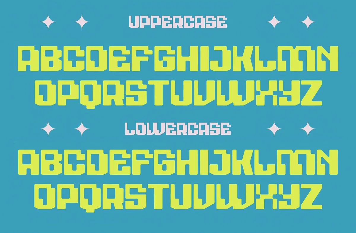 Noser — Y2K Display Font