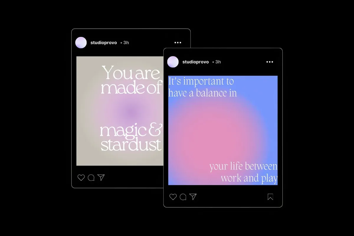 Canva Instagram Gradient Quotes