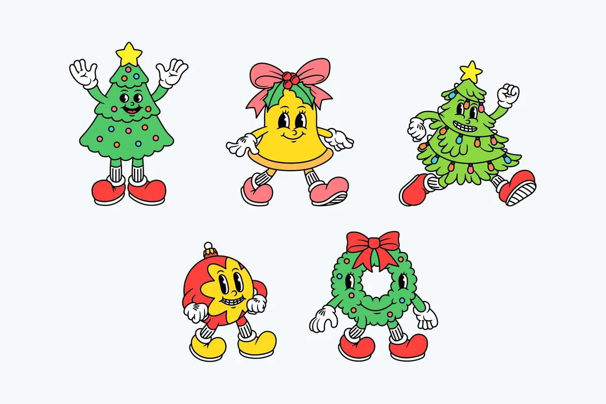 Christmas Cartoon Curiosities — Graphics