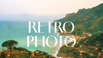 Cinematic Retro Paper Photo Effect