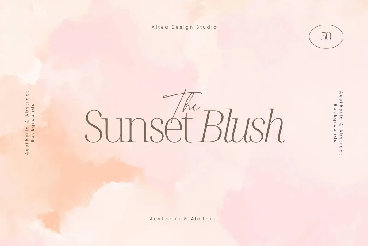 Soft Blush Watercolor Backgrounds