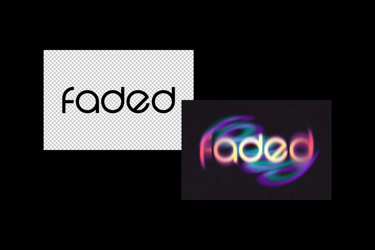 Glowing Faded Text Effect
