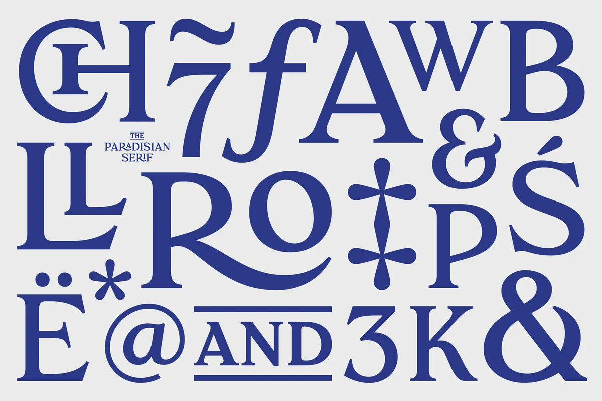 Paradisian Serif Font