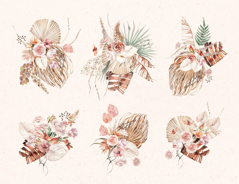 Paradise Garden Watercolor Set