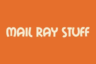 Mail Ray Stuff - Cartoon Font