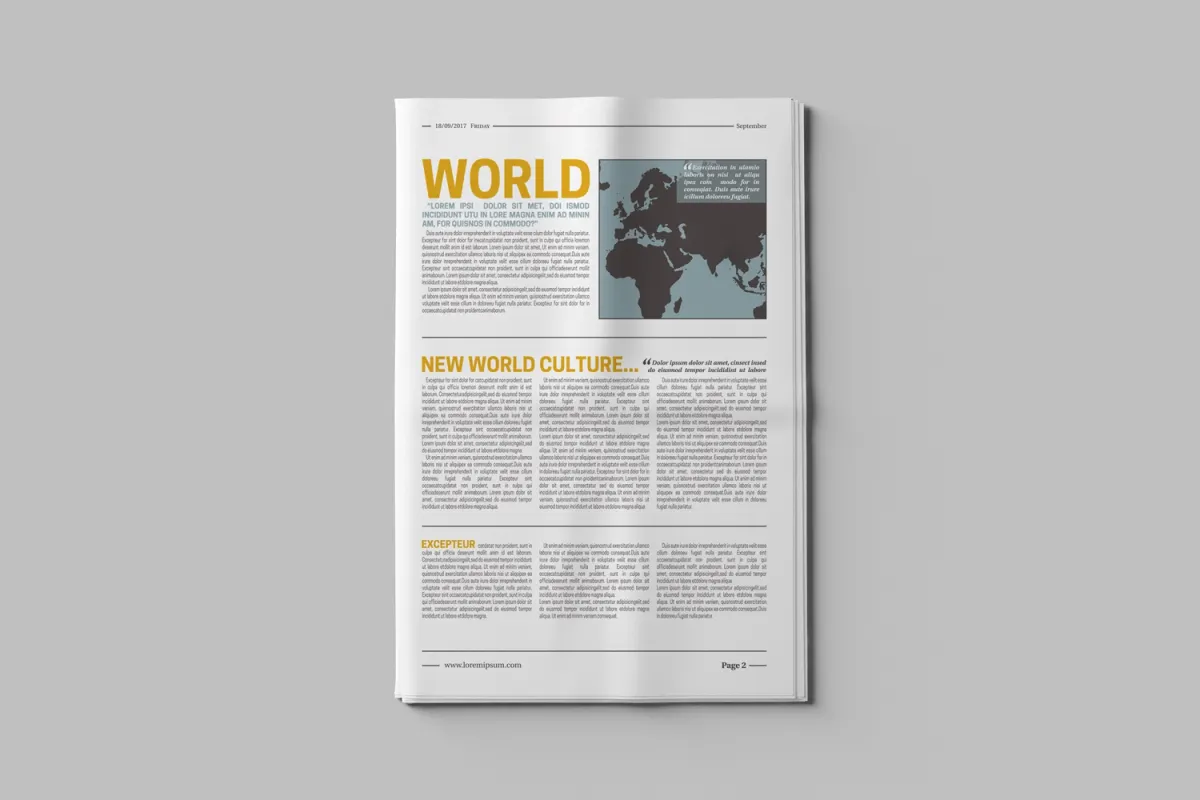 Newspaper Mockups