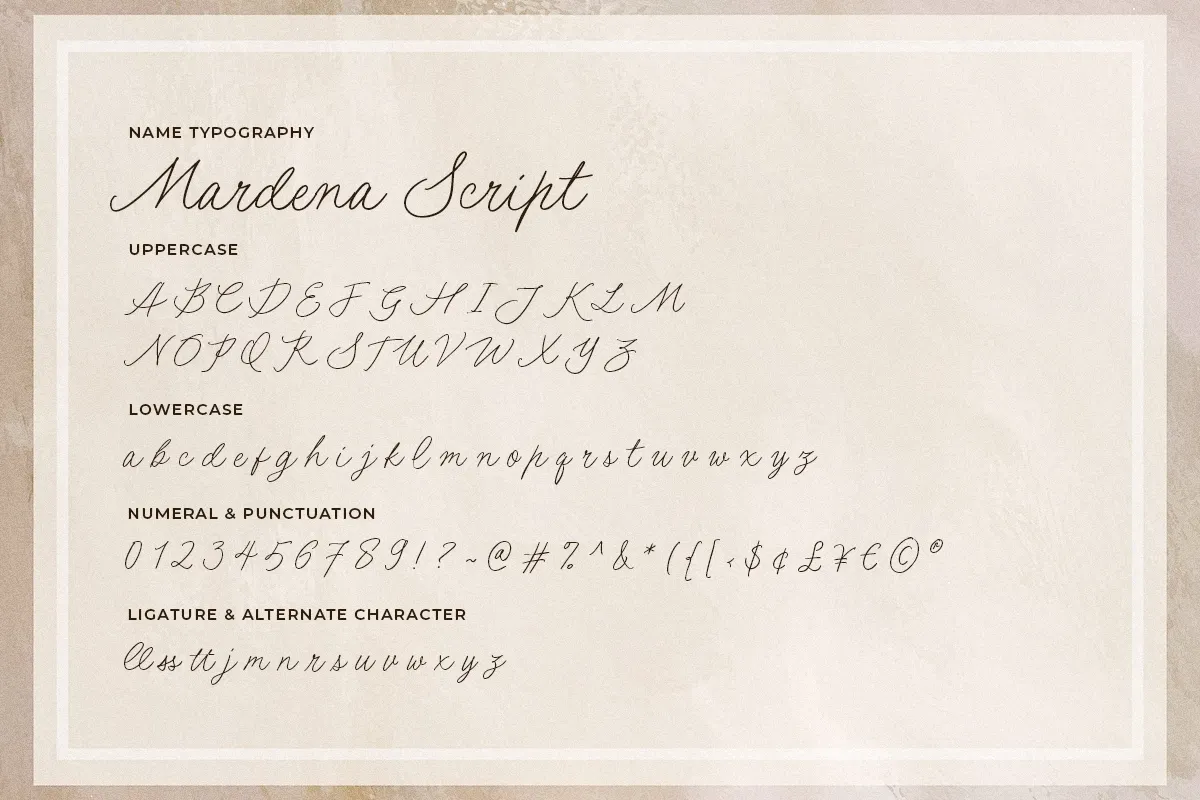 Mardena - Casual Handwritten Script