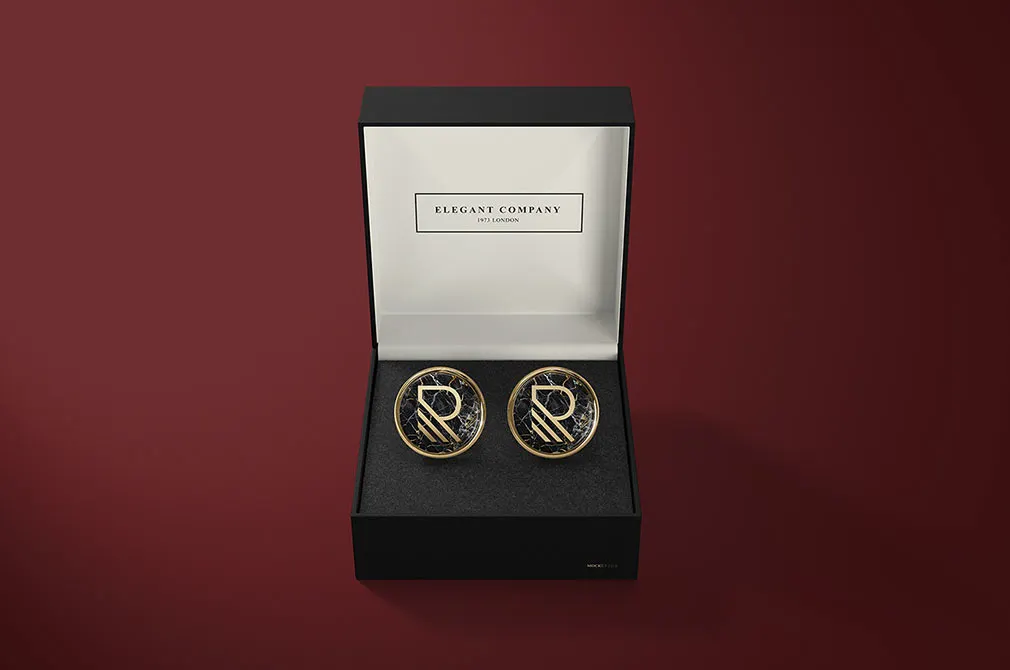 Cufflinks Mockup Set
