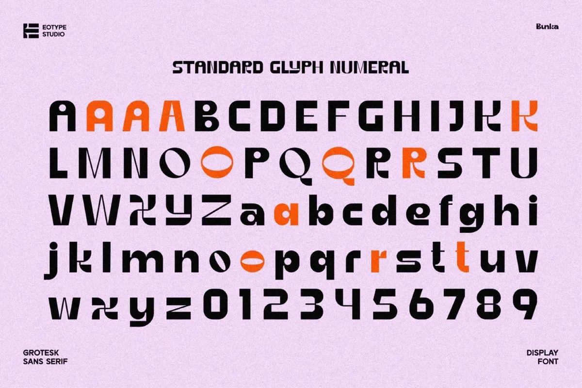 Bunka - Grotesk Sans Serif Font