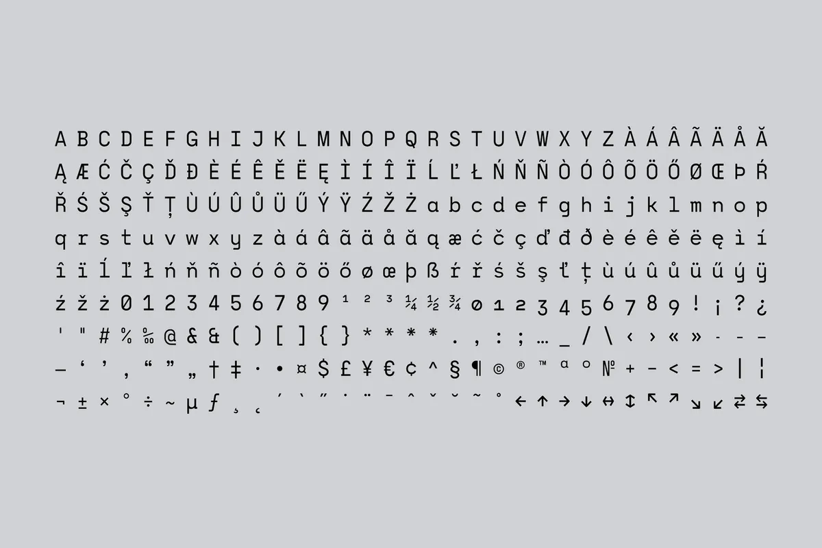 Monograf Sans Serif Family