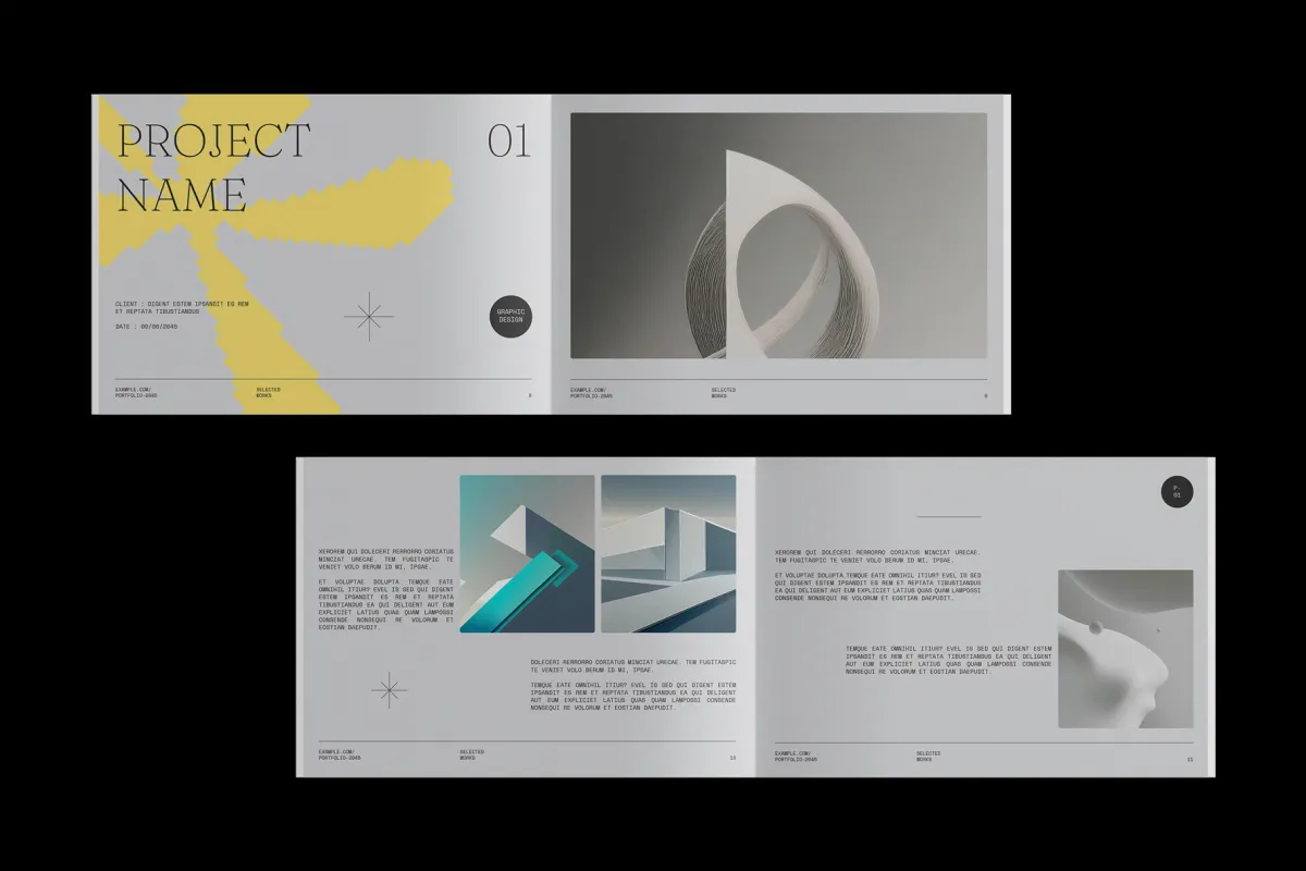 Portoe - Design Portfolio InDesign Template