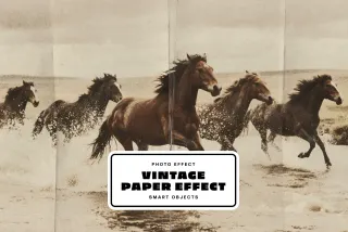 Vintage Paper Photo Effect