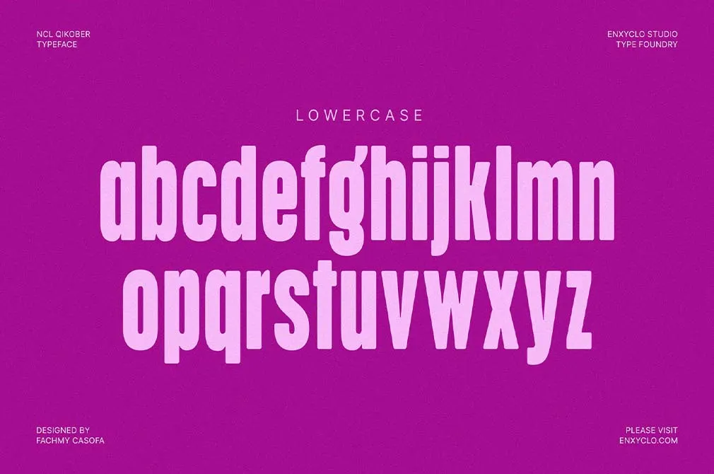 NCL QIKOBER — Condensed Font