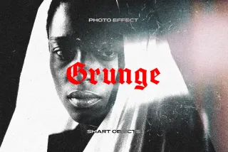 Grunge Risoprint Photo Effect