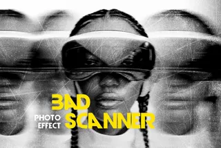 Bad Scanner Photo Effect