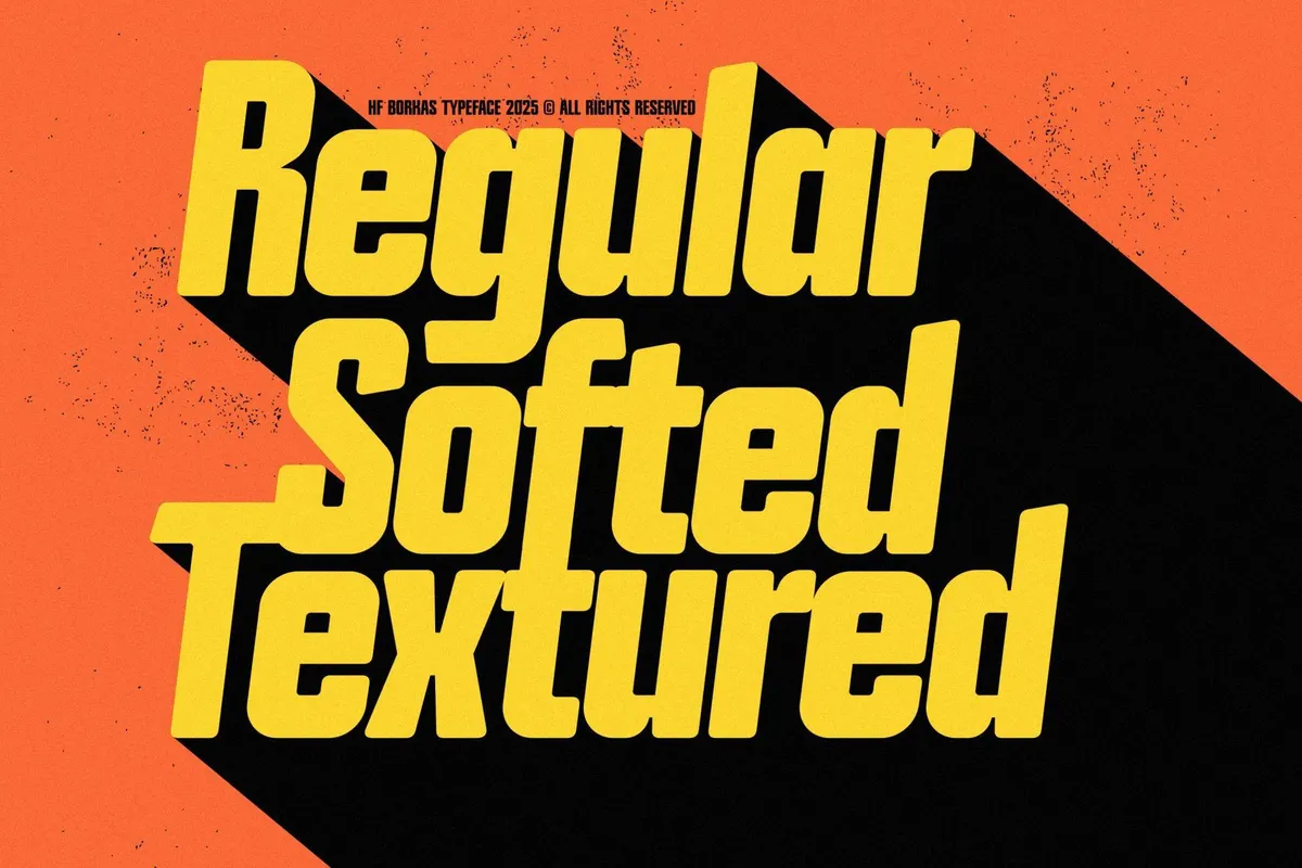HF Borkas Sans Serif Font