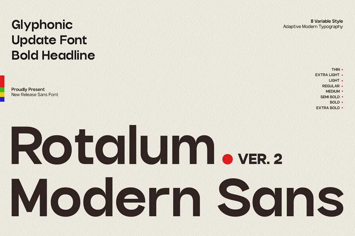 GC Rotalum Vol.II - Modern Bold Sans