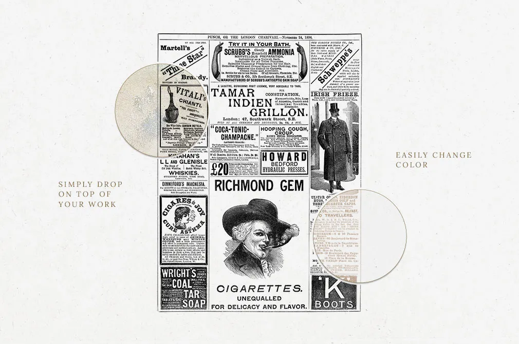 Adorn: Vintage Overlays & Textures