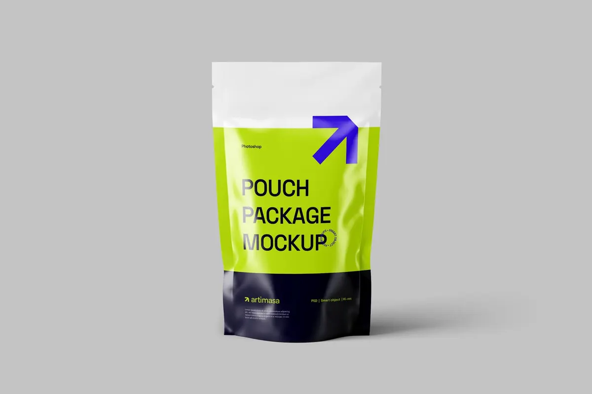 Packaging Pouch Mockups