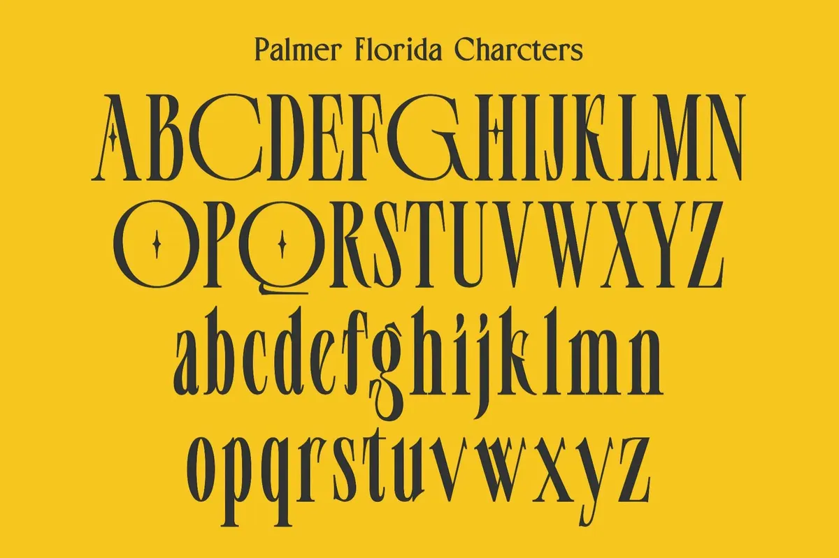 Palmer Florida Display Serif