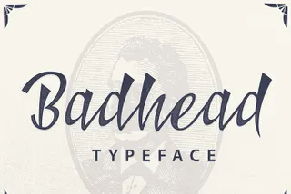 Badhead Typeface
