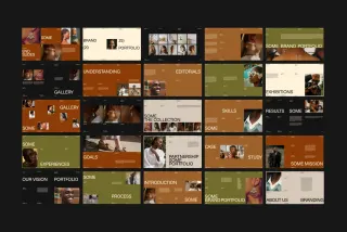Minimal Brand Portfolio Canva Template – Some