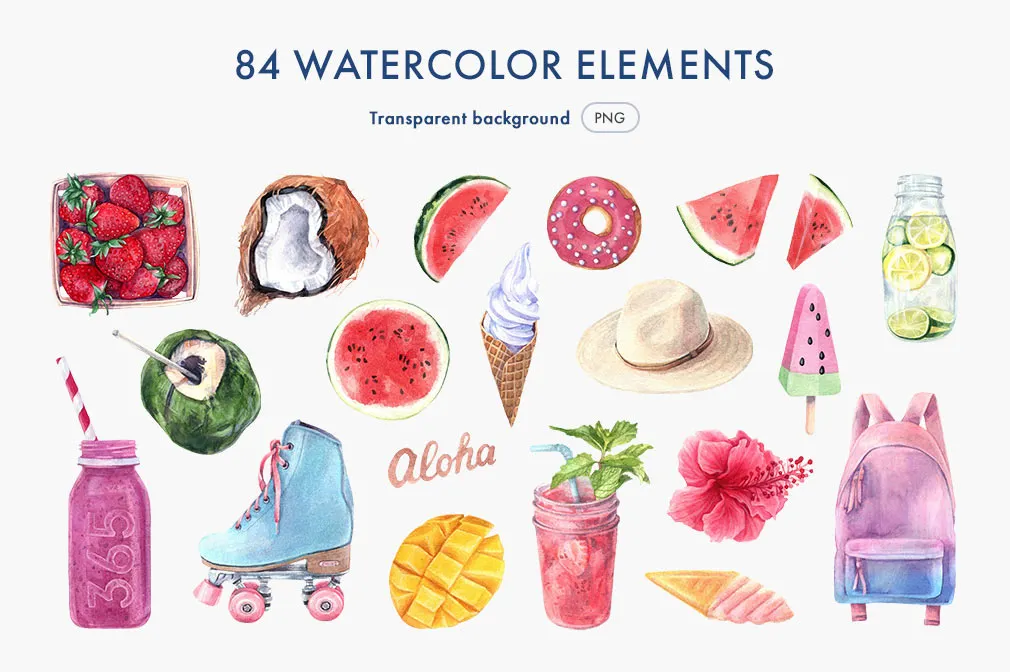Forever Summer Watercolor Set