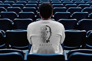 Back View Sweatshirt Mockup