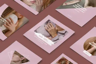 Rose Social Media Templates Kit