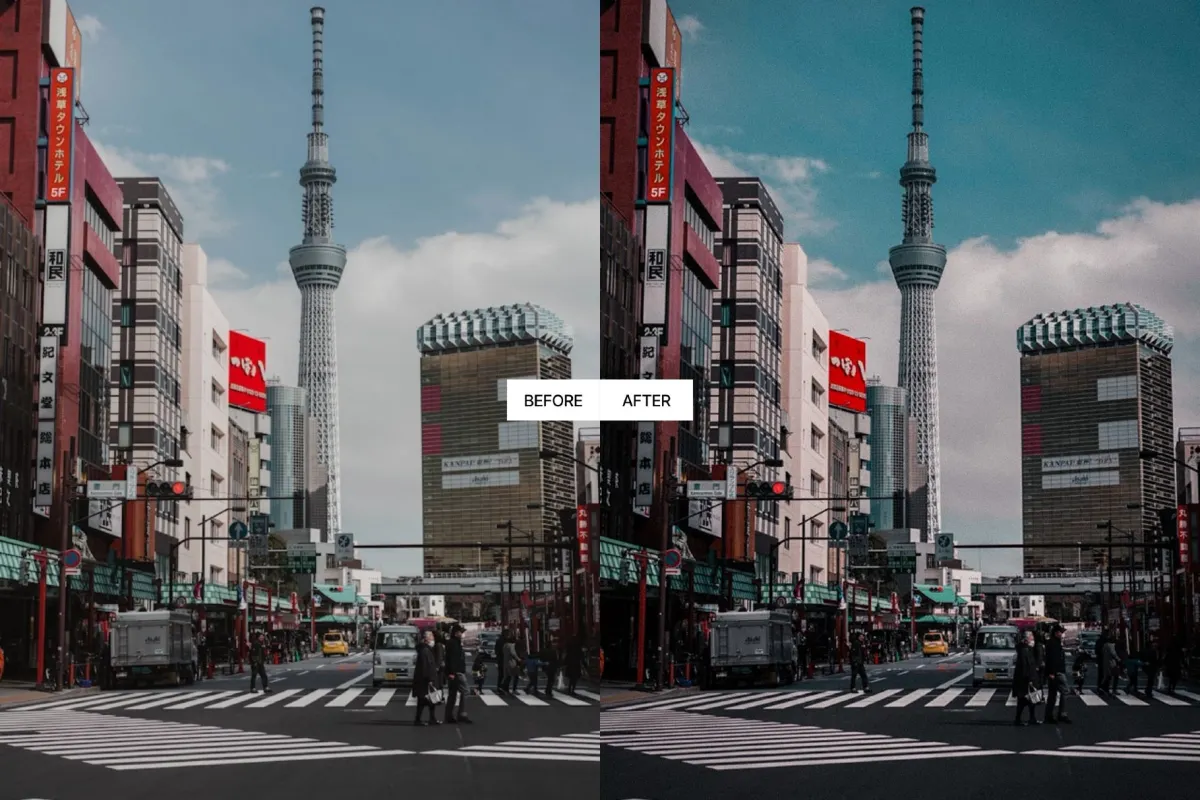 Tokyo Cinematic Lightroom Presets