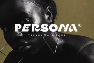 Persona - Bold Display Font
