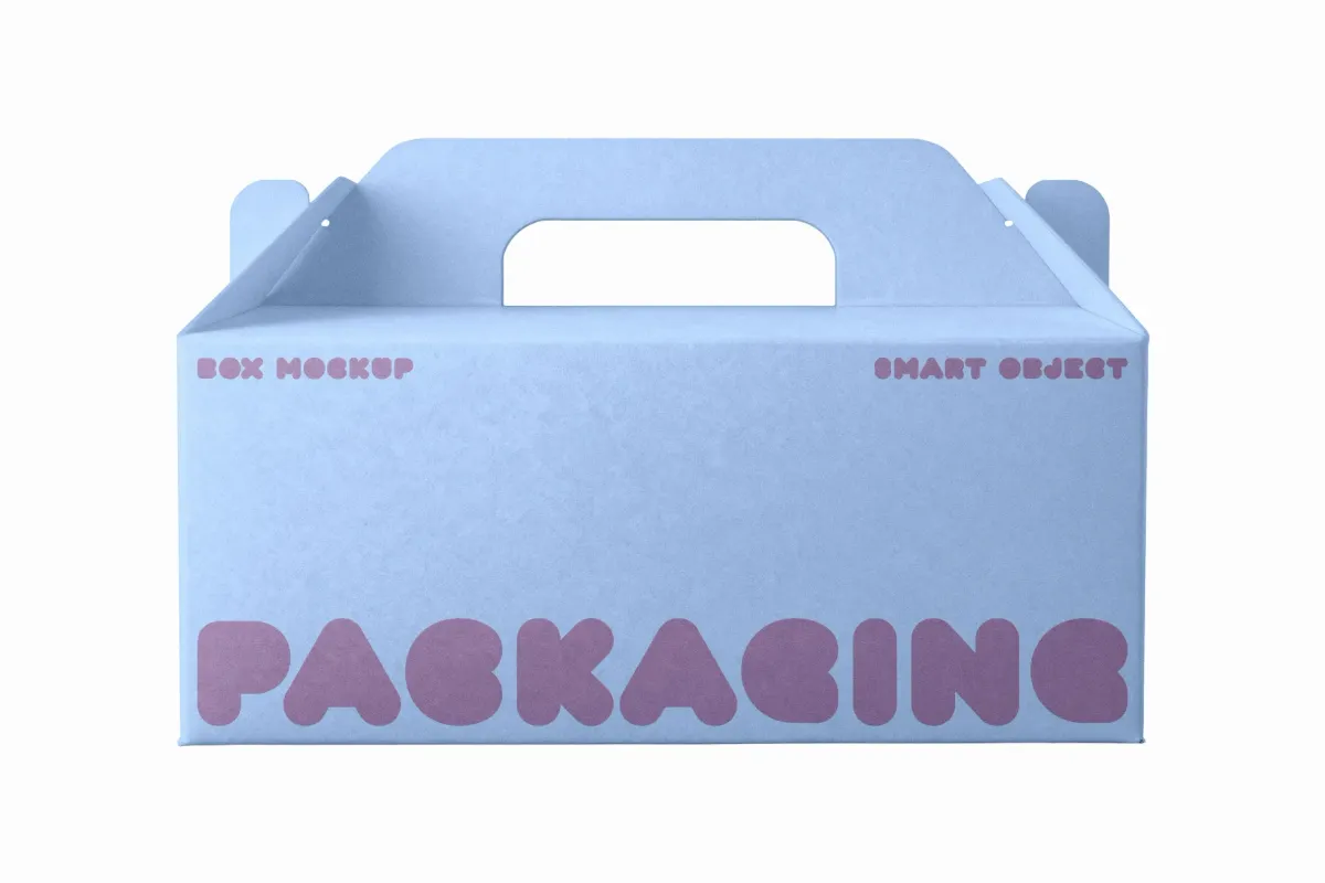 Takeaway Gable Box Mockup