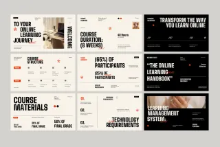 Online Course Education Google Slides Template