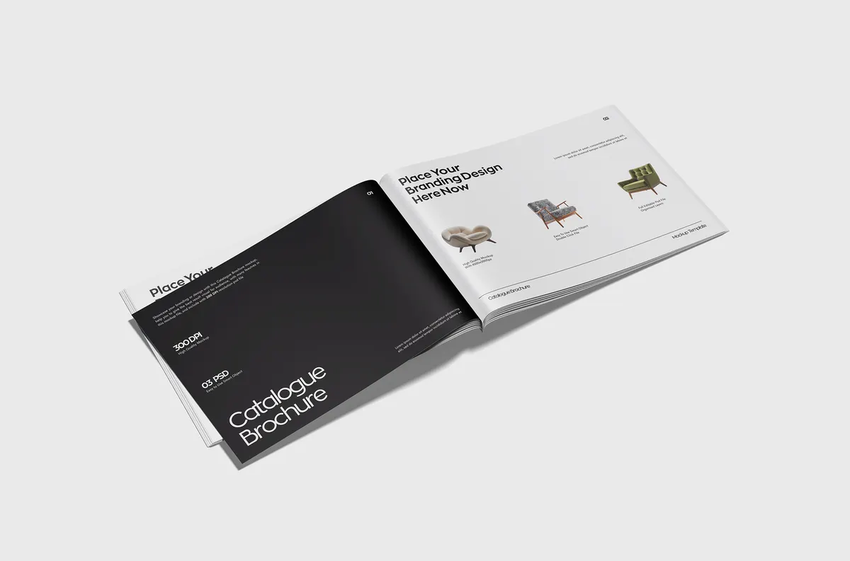 Landscape Catalogue Brochure Mockup