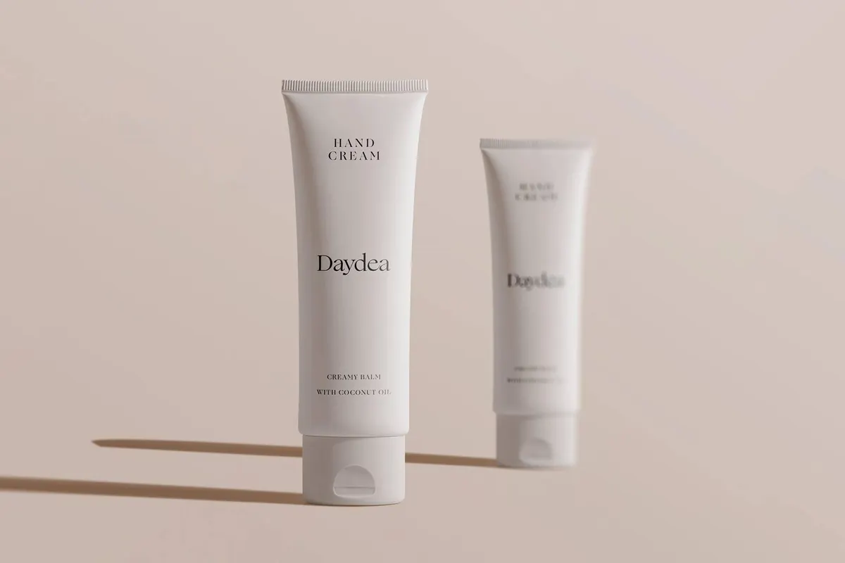 Face Cream Tube Mockup