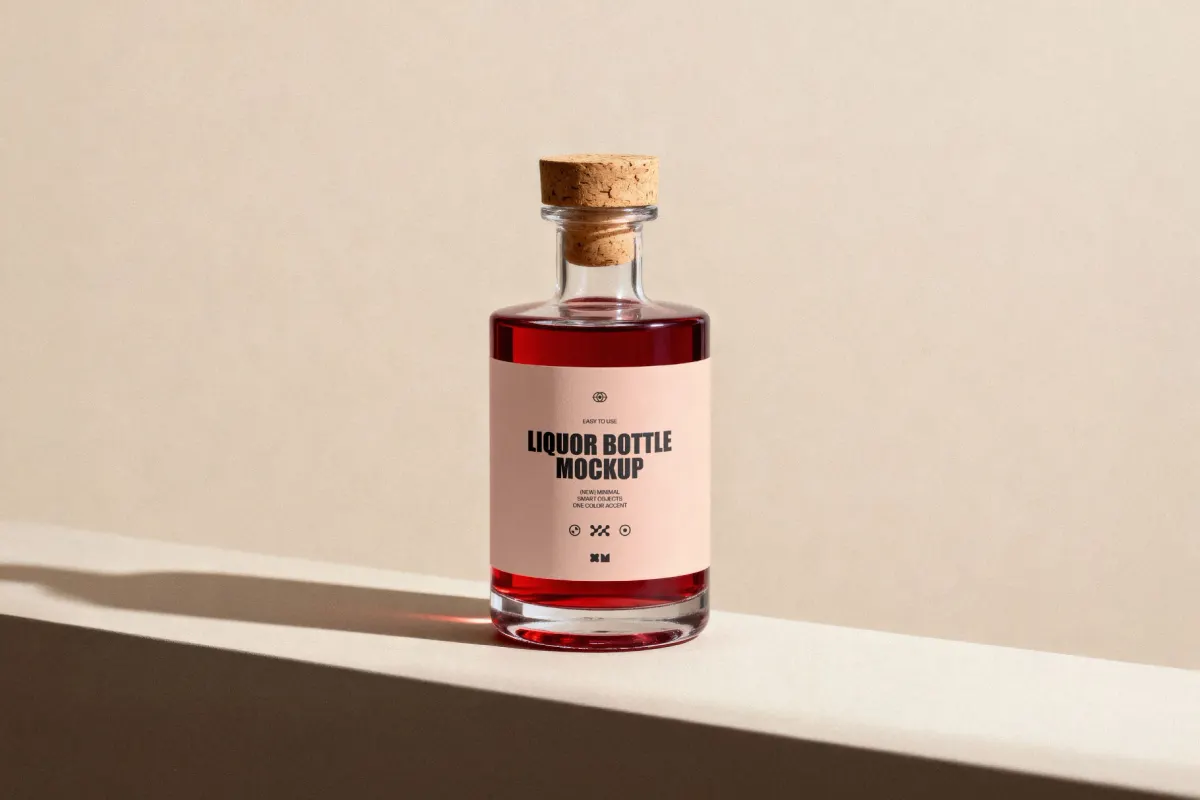 Liquor Bottle Mockup
