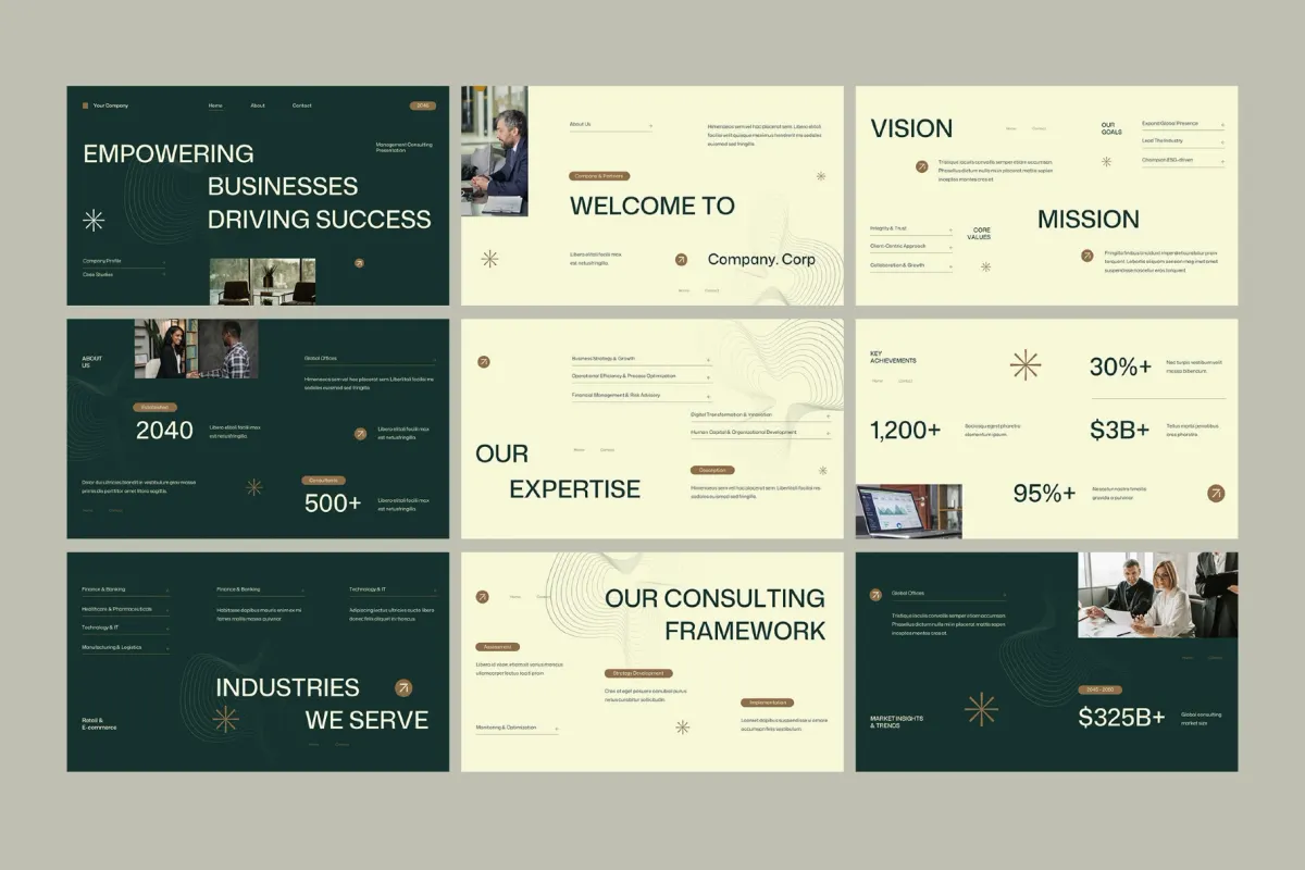 Management Consulting Powerpoint Template