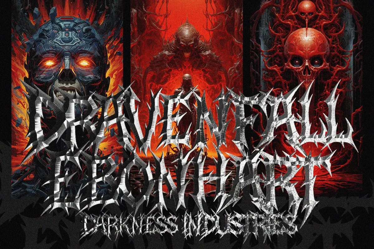 MIDNIGHT LEGACY — Black Metal Font