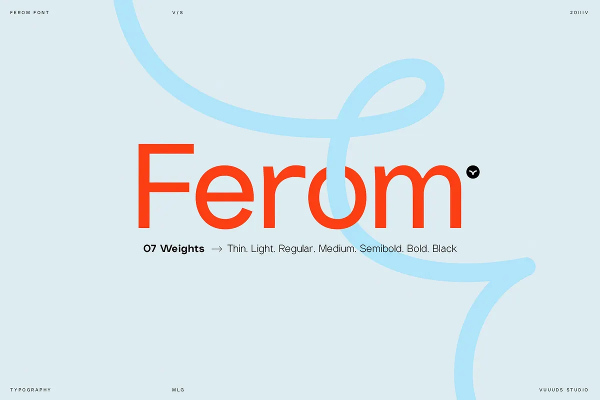 Ferom - Bold Grotesque Sans Serif Family