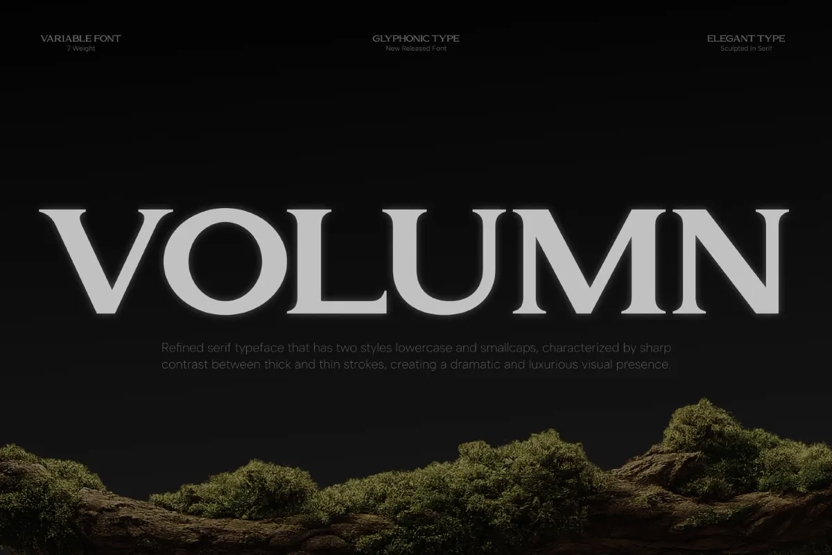 GC Volumn - Elegant Serif Font