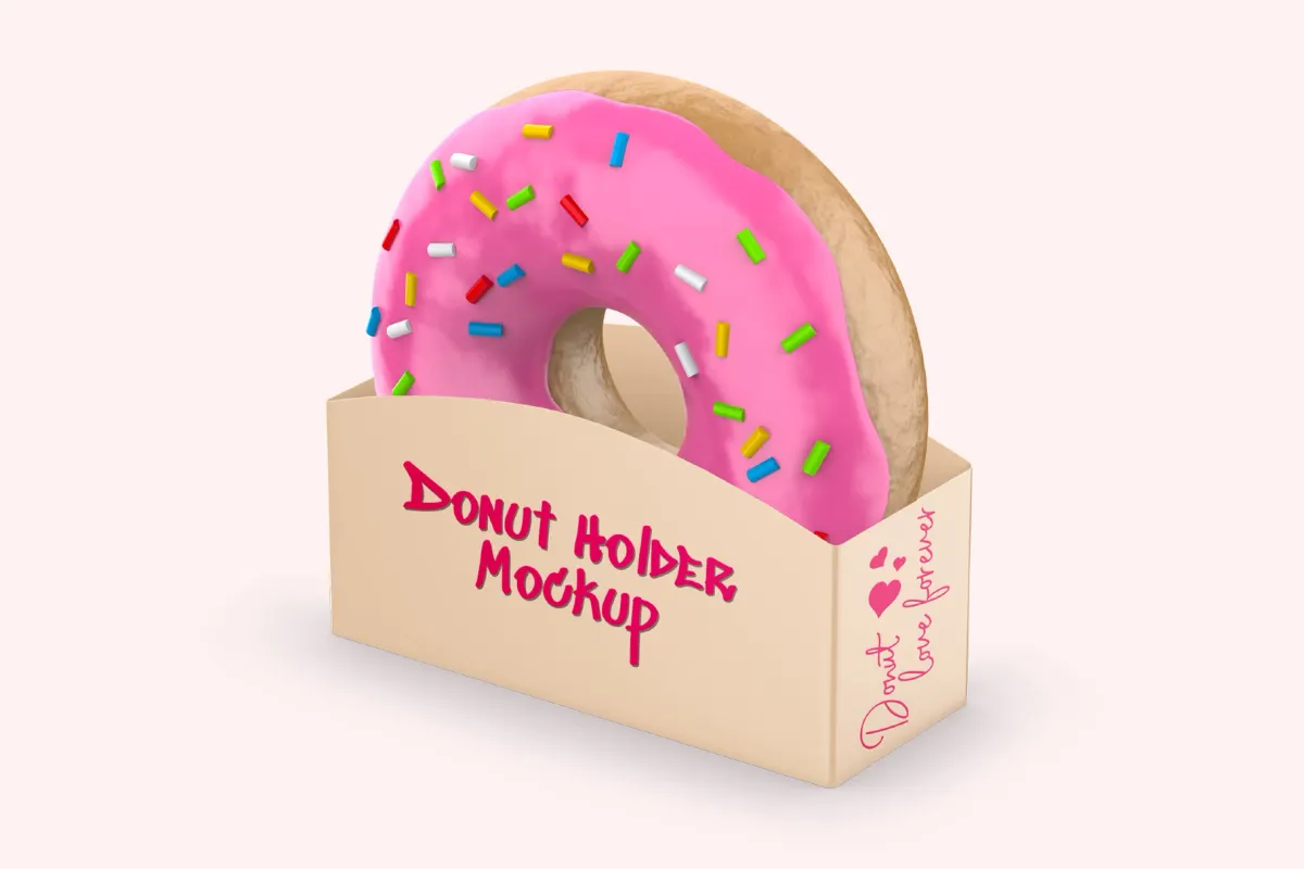 Donut Holder Mockup