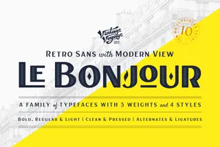 Le Bonjour Font Family