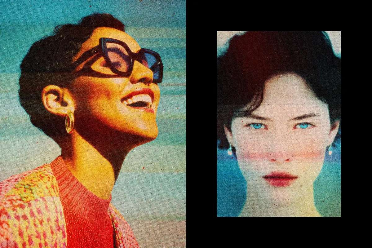 Authentic Halftone Texture Effect