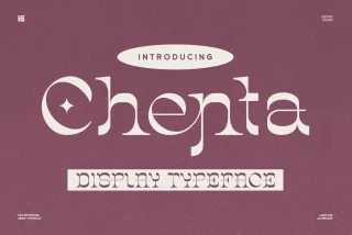 Chenta - Groovy Serif Display Font