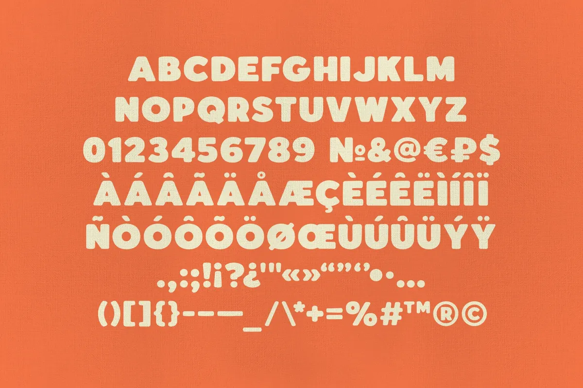 Potelé - Chubby Rounded Display Font