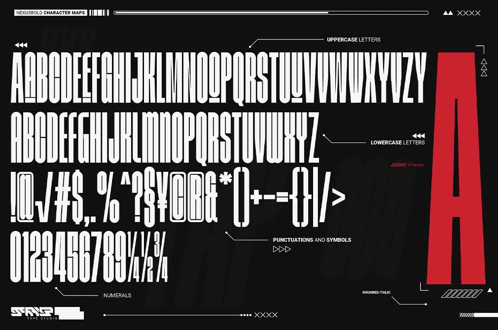 Nexusbold | Modern Condensed Sans
