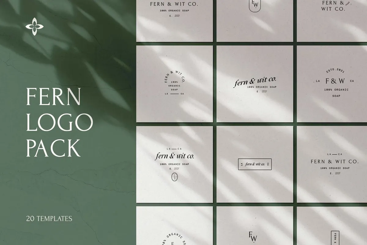 Fern Logo Templates Pack
