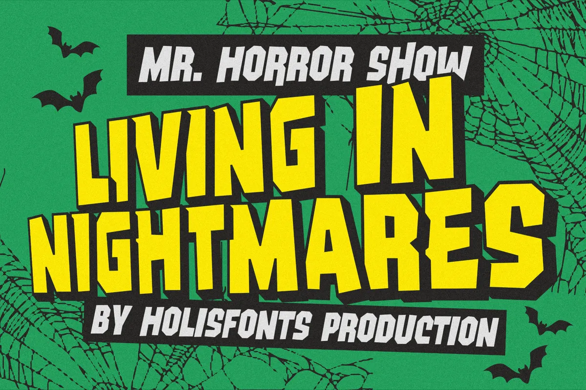 Maligoth - Layered Halloween Display Font Family