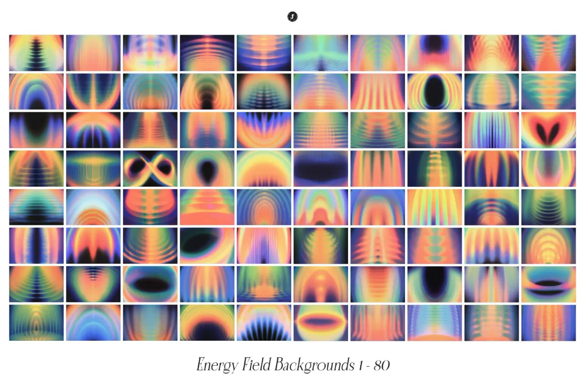 Energy Field - Halftone Backgrounds