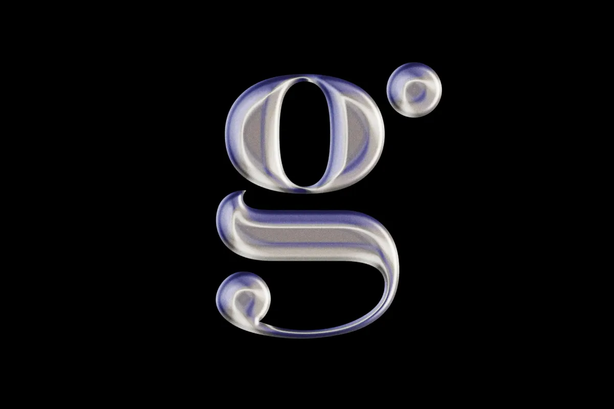 Chrome Logo Effect
